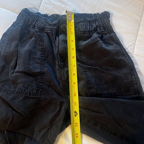 American Eagle Outfitters black high rise paper bag pant black small - Picture 7 of 10